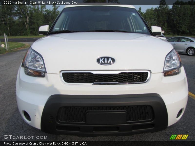Clear White / Black Soul Logo Cloth 2010 Kia Soul +