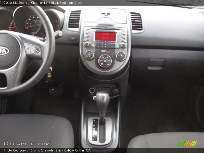 Clear White / Black Soul Logo Cloth 2010 Kia Soul +