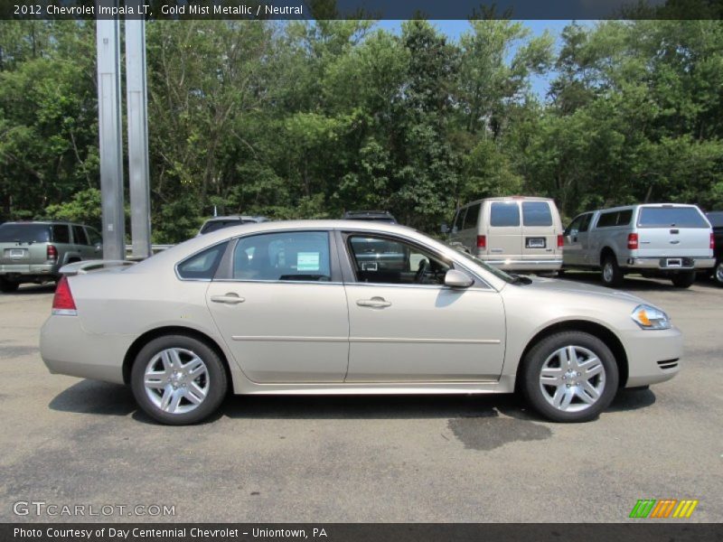  2012 Impala LT Gold Mist Metallic