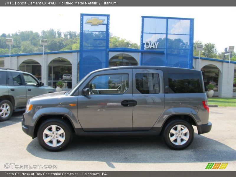 Polished Metal Metallic / Titanium 2011 Honda Element EX 4WD