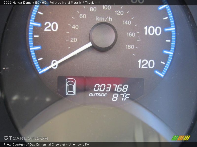Polished Metal Metallic / Titanium 2011 Honda Element EX 4WD