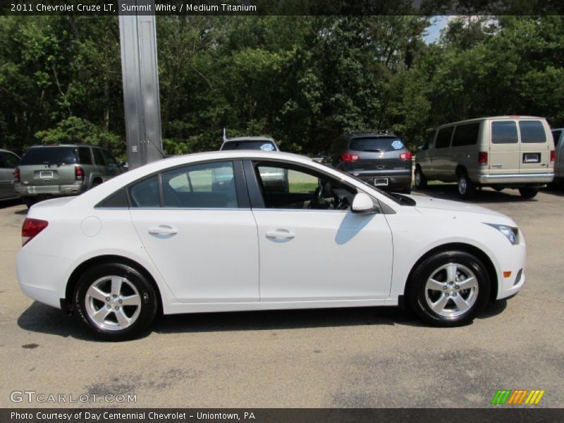 Summit White / Medium Titanium 2011 Chevrolet Cruze LT