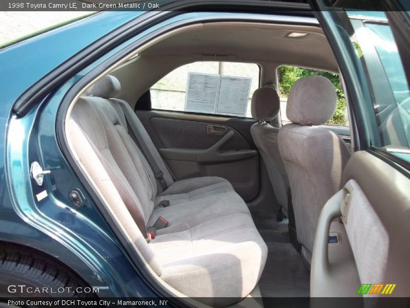 Dark Green Metallic / Oak 1998 Toyota Camry LE