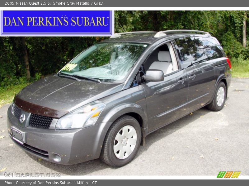 Smoke Gray Metallic / Gray 2005 Nissan Quest 3.5 S