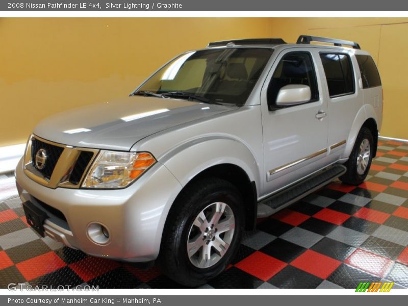 Silver Lightning / Graphite 2008 Nissan Pathfinder LE 4x4