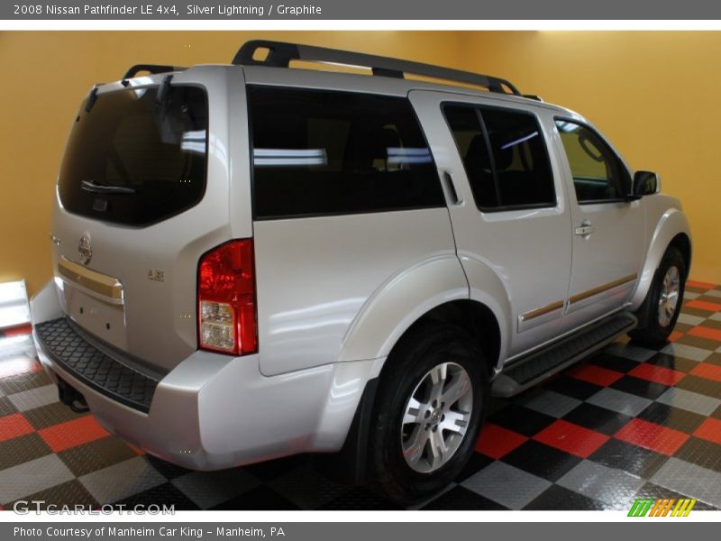 Silver Lightning / Graphite 2008 Nissan Pathfinder LE 4x4