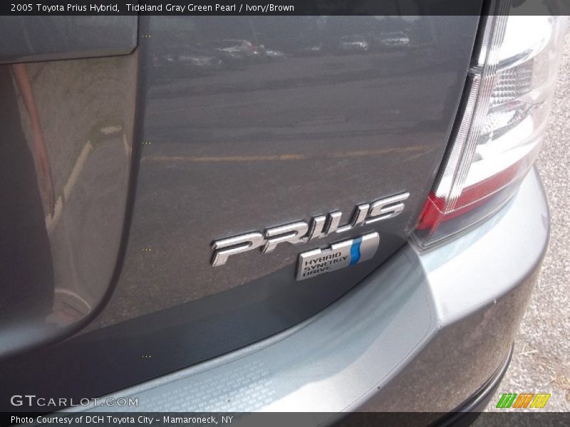 Tideland Gray Green Pearl / Ivory/Brown 2005 Toyota Prius Hybrid