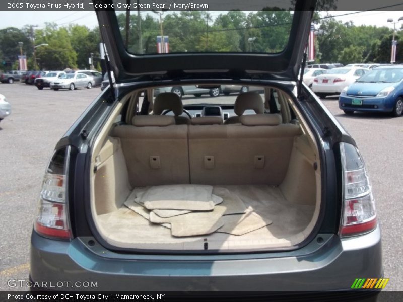 Tideland Gray Green Pearl / Ivory/Brown 2005 Toyota Prius Hybrid