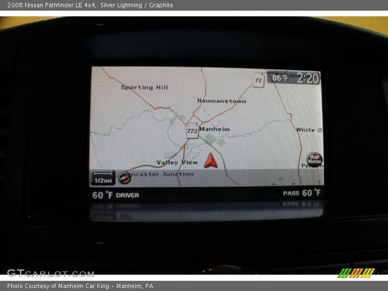 Silver Lightning / Graphite 2008 Nissan Pathfinder LE 4x4
