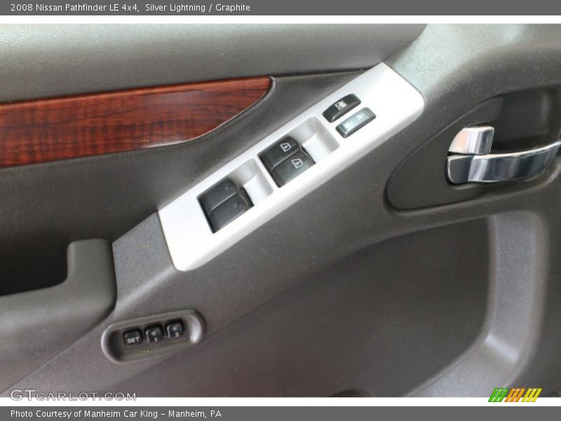 Silver Lightning / Graphite 2008 Nissan Pathfinder LE 4x4