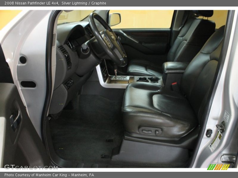 Silver Lightning / Graphite 2008 Nissan Pathfinder LE 4x4