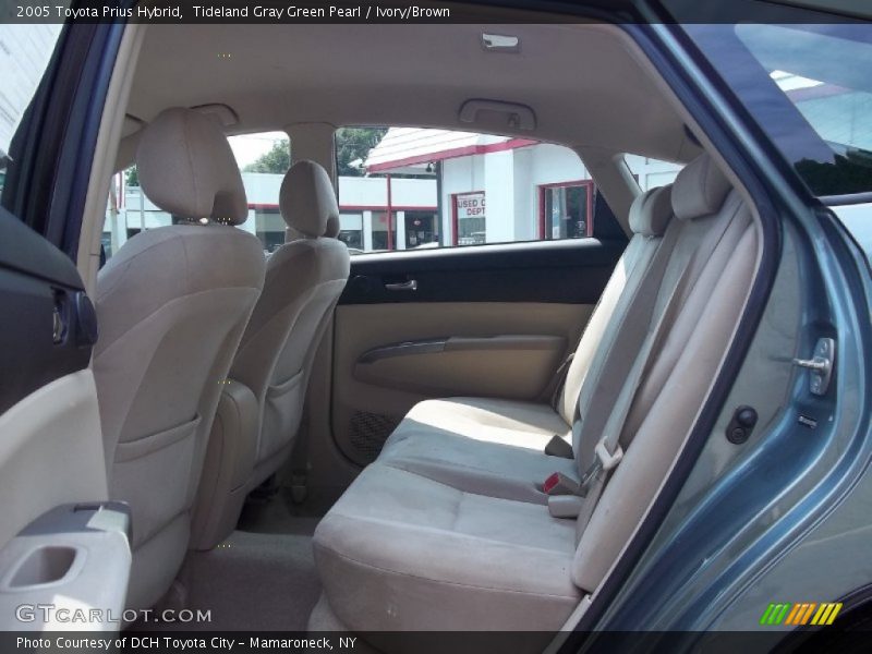 Tideland Gray Green Pearl / Ivory/Brown 2005 Toyota Prius Hybrid