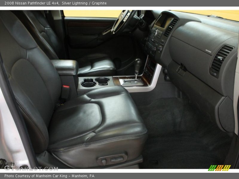 Silver Lightning / Graphite 2008 Nissan Pathfinder LE 4x4