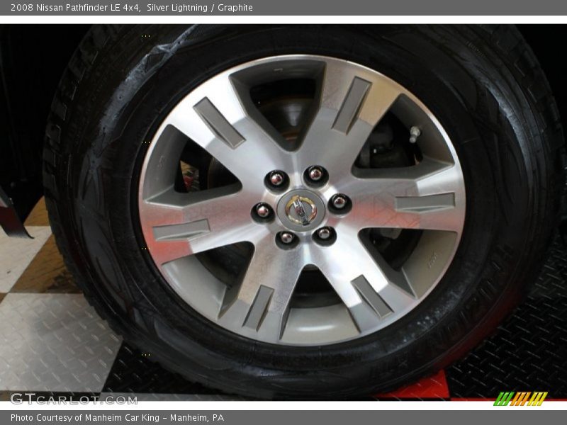 Silver Lightning / Graphite 2008 Nissan Pathfinder LE 4x4