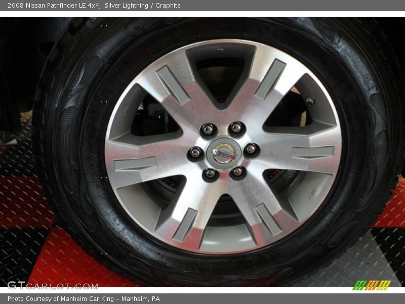 Silver Lightning / Graphite 2008 Nissan Pathfinder LE 4x4