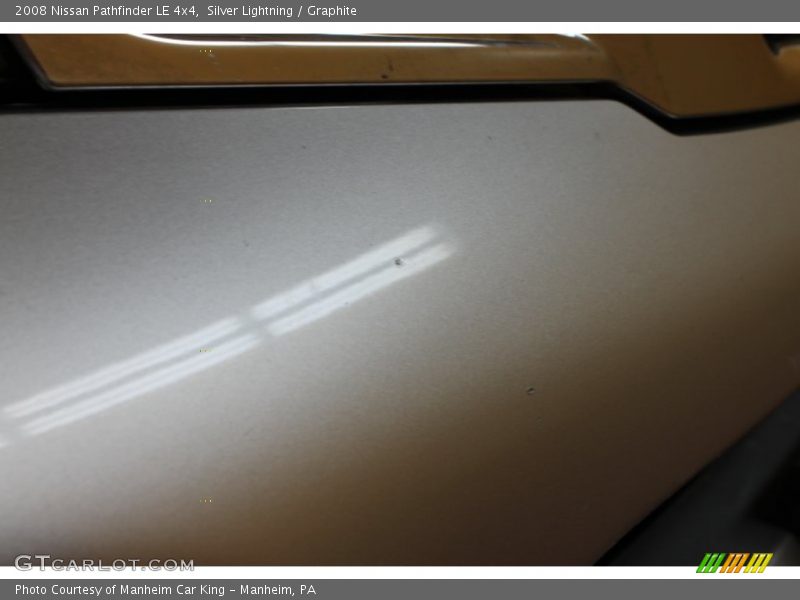 Silver Lightning / Graphite 2008 Nissan Pathfinder LE 4x4