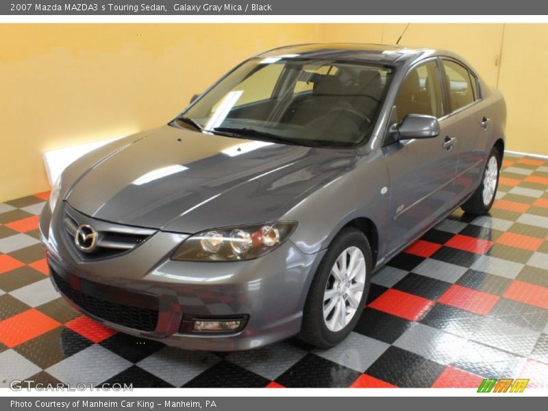 Galaxy Gray Mica / Black 2007 Mazda MAZDA3 s Touring Sedan