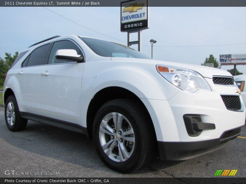Summit White / Jet Black 2011 Chevrolet Equinox LT
