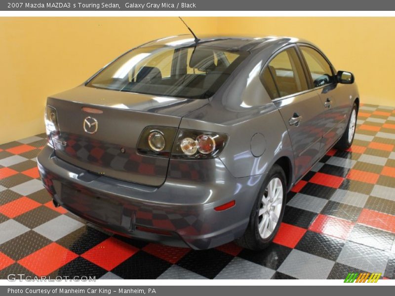 Galaxy Gray Mica / Black 2007 Mazda MAZDA3 s Touring Sedan