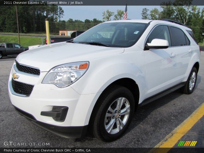 Summit White / Jet Black 2011 Chevrolet Equinox LT