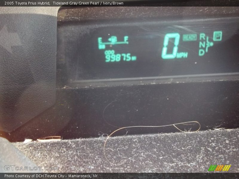 Tideland Gray Green Pearl / Ivory/Brown 2005 Toyota Prius Hybrid