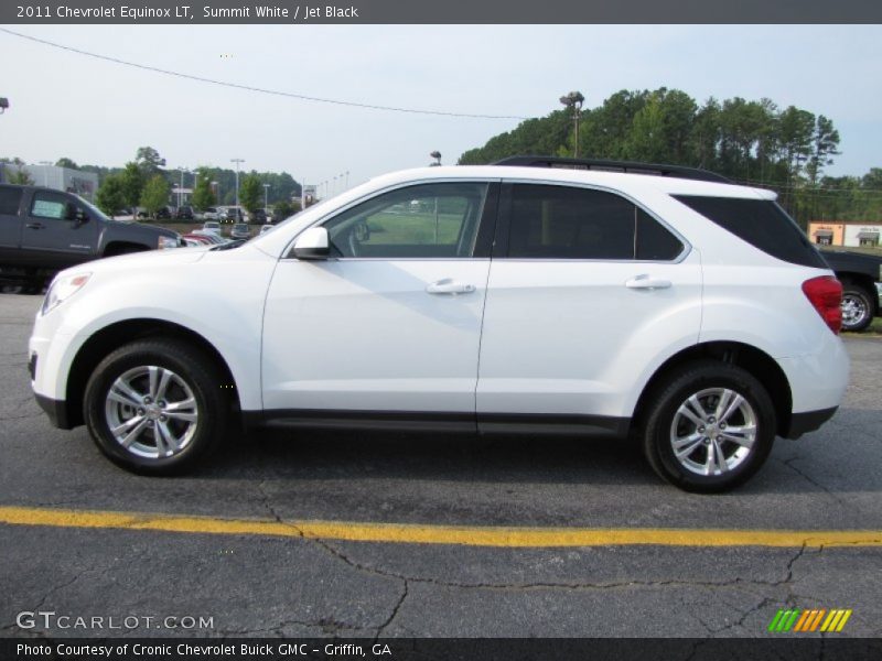 Summit White / Jet Black 2011 Chevrolet Equinox LT