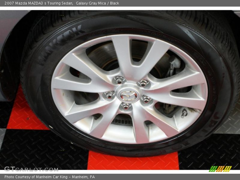 Galaxy Gray Mica / Black 2007 Mazda MAZDA3 s Touring Sedan