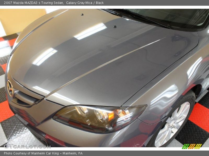 Galaxy Gray Mica / Black 2007 Mazda MAZDA3 s Touring Sedan