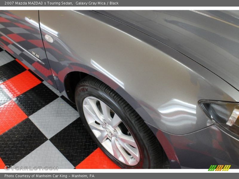 Galaxy Gray Mica / Black 2007 Mazda MAZDA3 s Touring Sedan