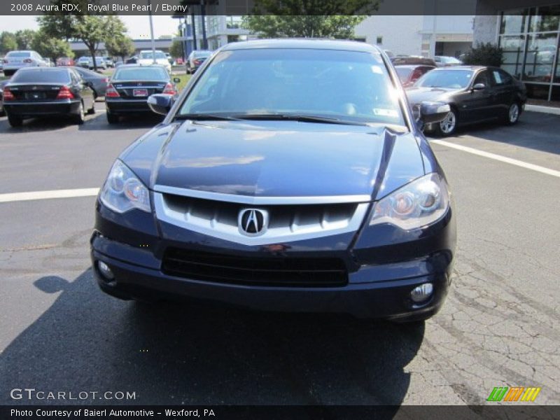 Royal Blue Pearl / Ebony 2008 Acura RDX
