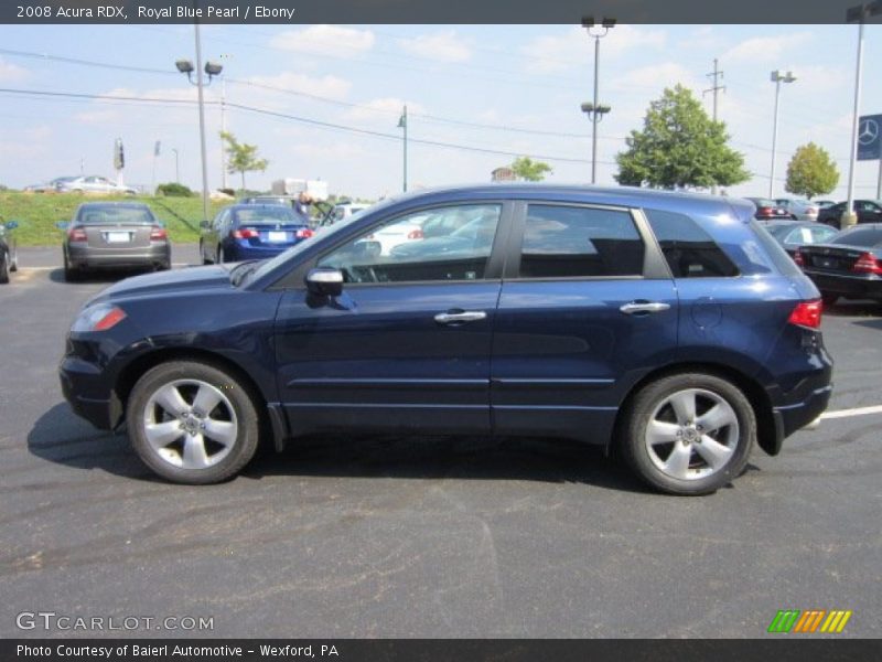 Royal Blue Pearl / Ebony 2008 Acura RDX