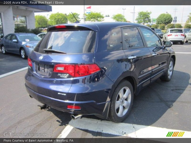 Royal Blue Pearl / Ebony 2008 Acura RDX