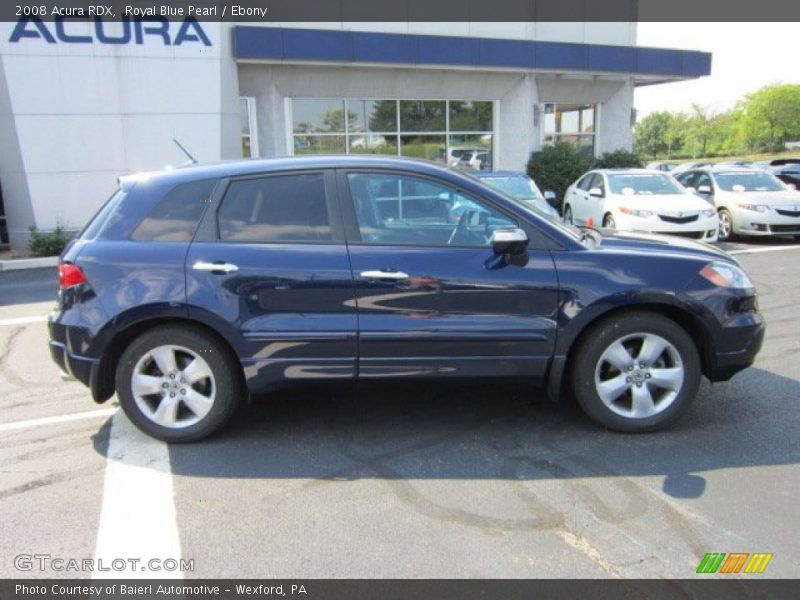 Royal Blue Pearl / Ebony 2008 Acura RDX
