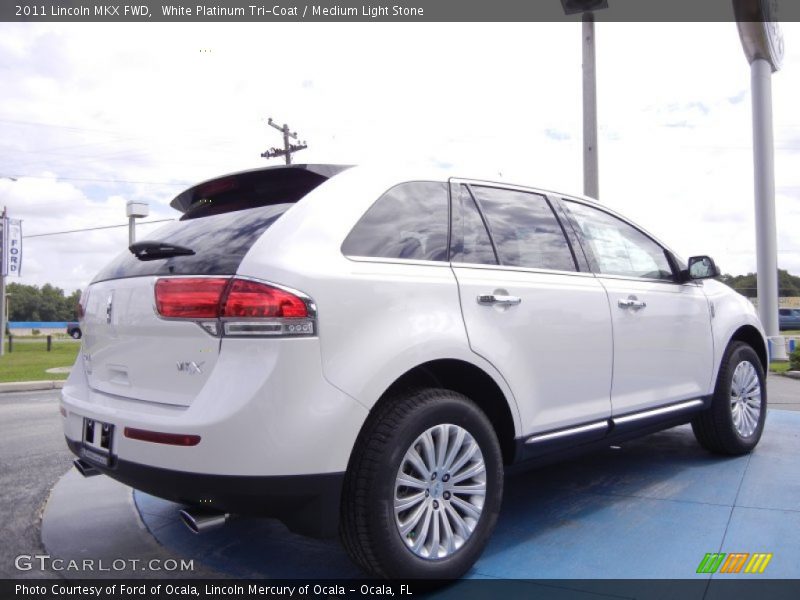 White Platinum Tri-Coat / Medium Light Stone 2011 Lincoln MKX FWD