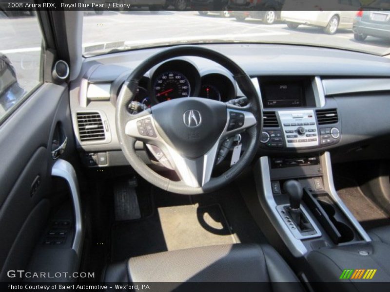 Royal Blue Pearl / Ebony 2008 Acura RDX