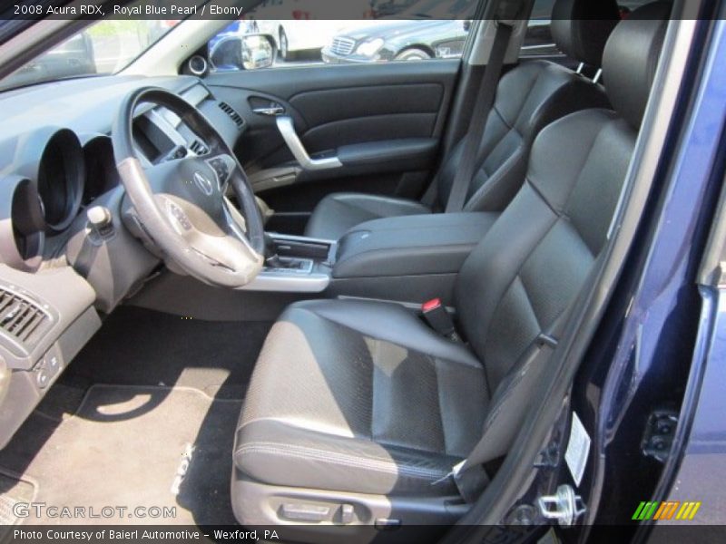 Royal Blue Pearl / Ebony 2008 Acura RDX