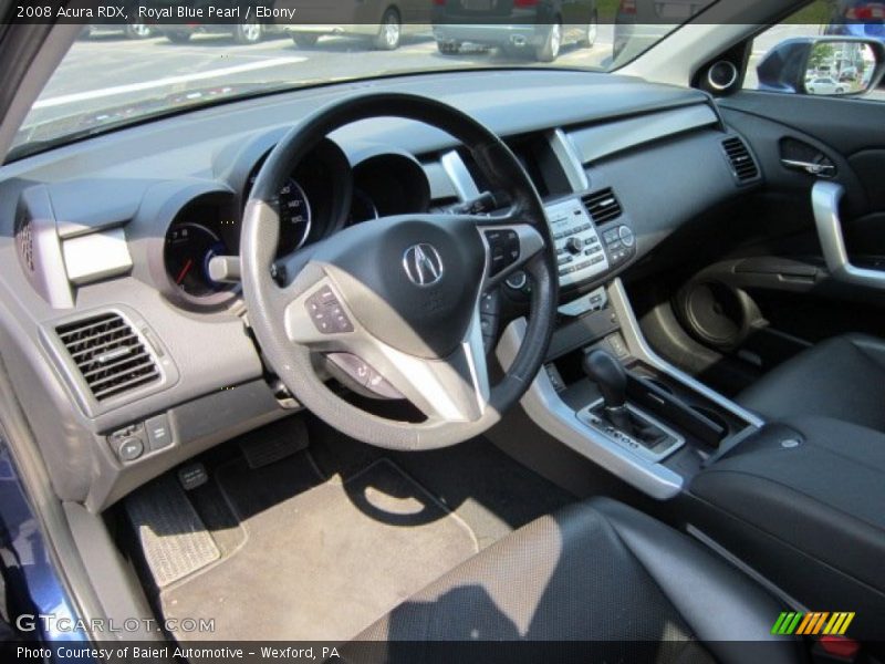 Royal Blue Pearl / Ebony 2008 Acura RDX
