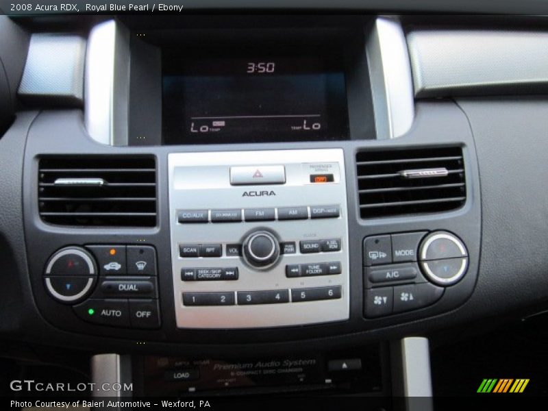 Royal Blue Pearl / Ebony 2008 Acura RDX