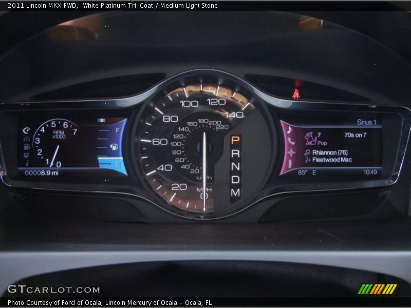 White Platinum Tri-Coat / Medium Light Stone 2011 Lincoln MKX FWD