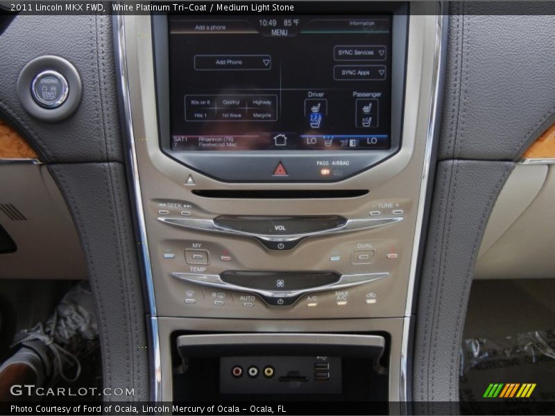 White Platinum Tri-Coat / Medium Light Stone 2011 Lincoln MKX FWD