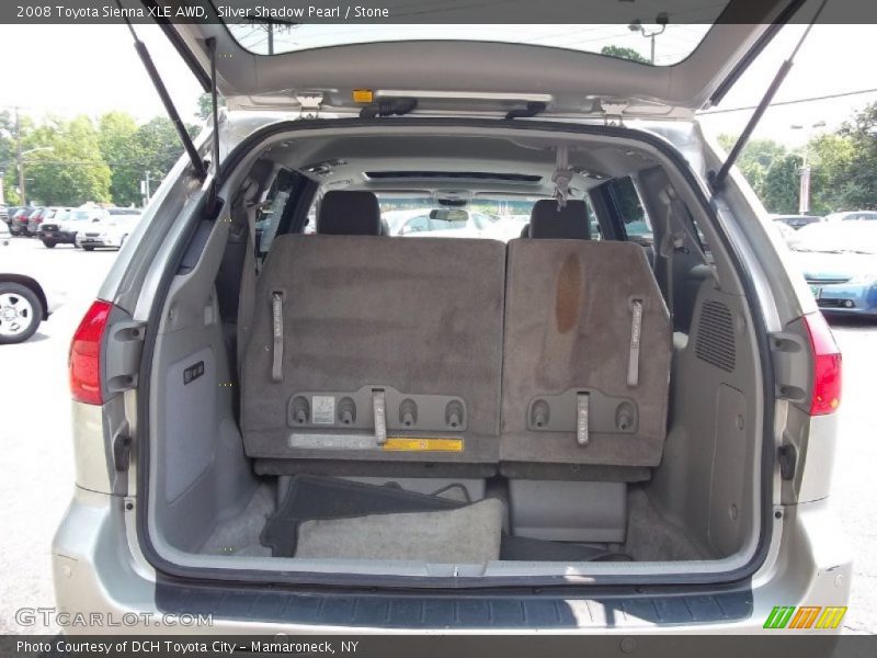 Silver Shadow Pearl / Stone 2008 Toyota Sienna XLE AWD