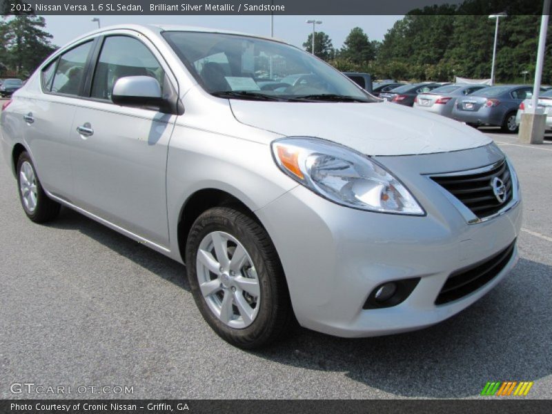  2012 Versa 1.6 SL Sedan Brilliant Silver Metallic
