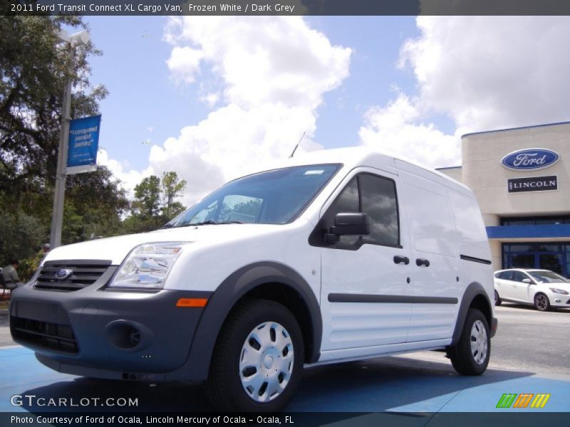 Frozen White / Dark Grey 2011 Ford Transit Connect XL Cargo Van