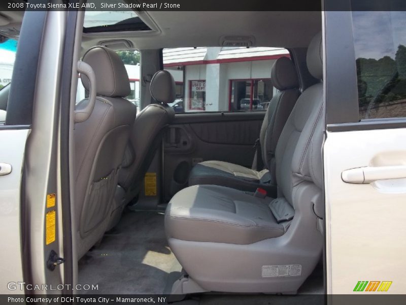 Silver Shadow Pearl / Stone 2008 Toyota Sienna XLE AWD