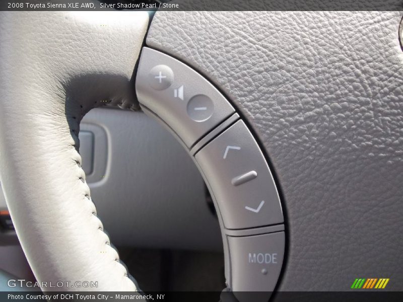 Silver Shadow Pearl / Stone 2008 Toyota Sienna XLE AWD
