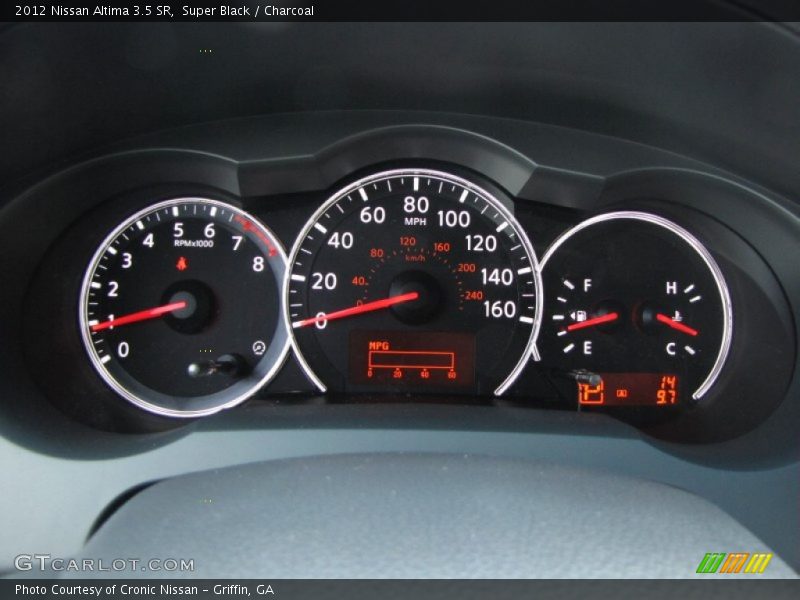 Super Black / Charcoal 2012 Nissan Altima 3.5 SR