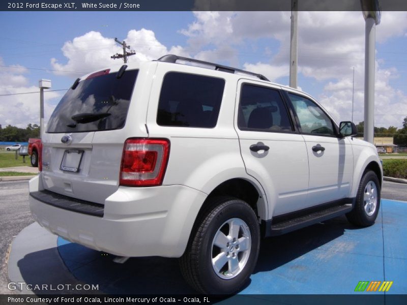 White Suede / Stone 2012 Ford Escape XLT