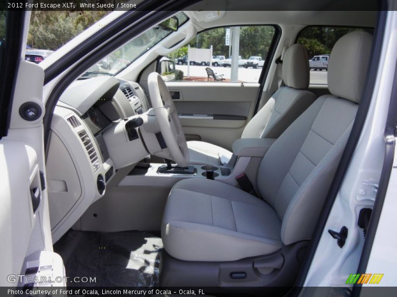White Suede / Stone 2012 Ford Escape XLT