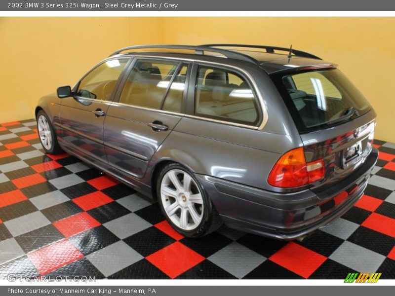 Steel Grey Metallic / Grey 2002 BMW 3 Series 325i Wagon