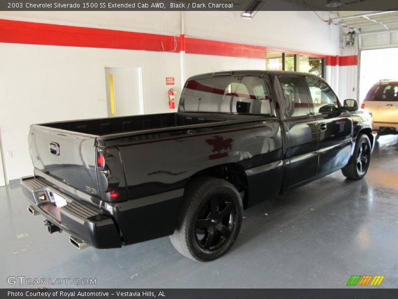 Black / Dark Charcoal 2003 Chevrolet Silverado 1500 SS Extended Cab AWD
